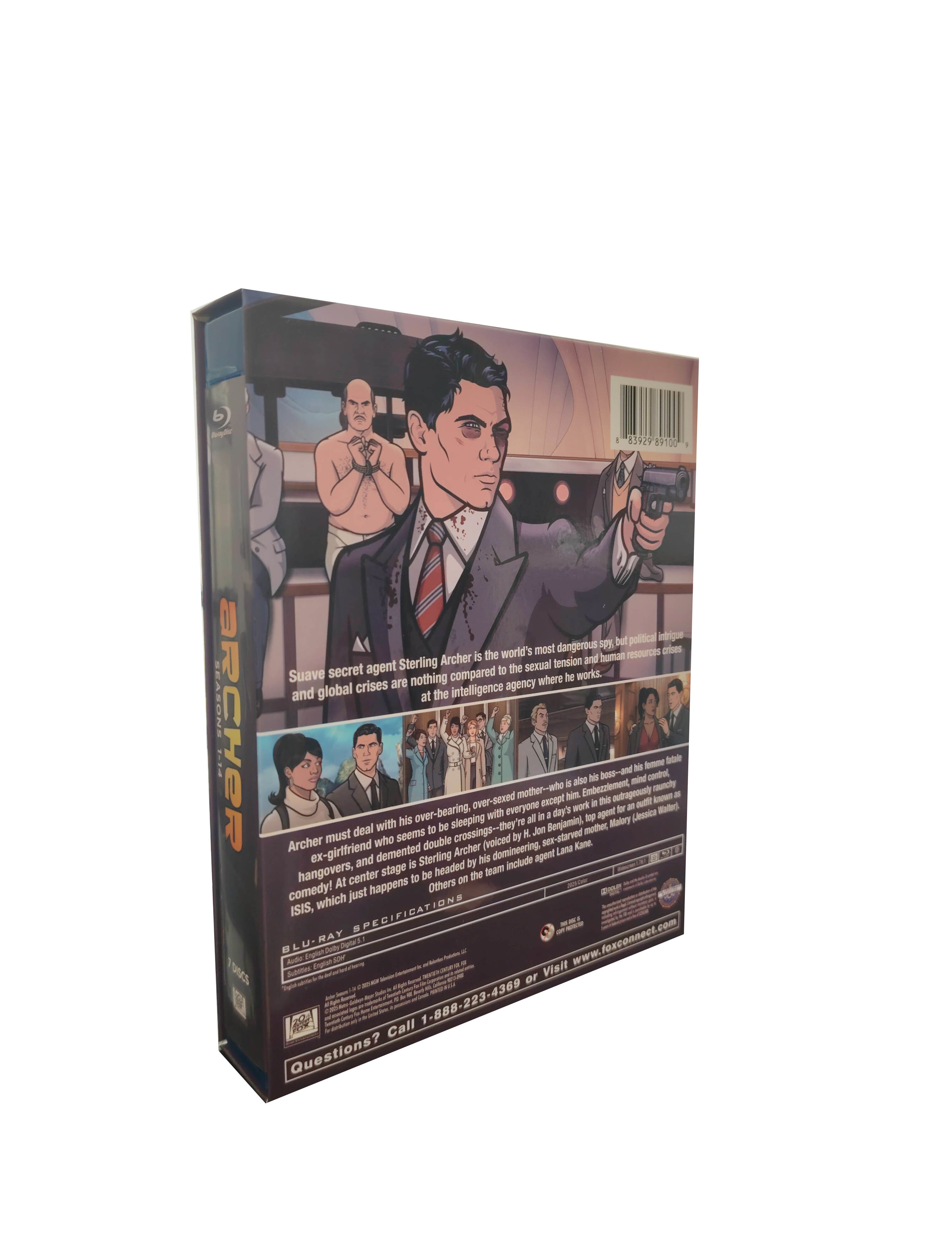 ARCHER: Seasons 1–14 [Blu-ray]