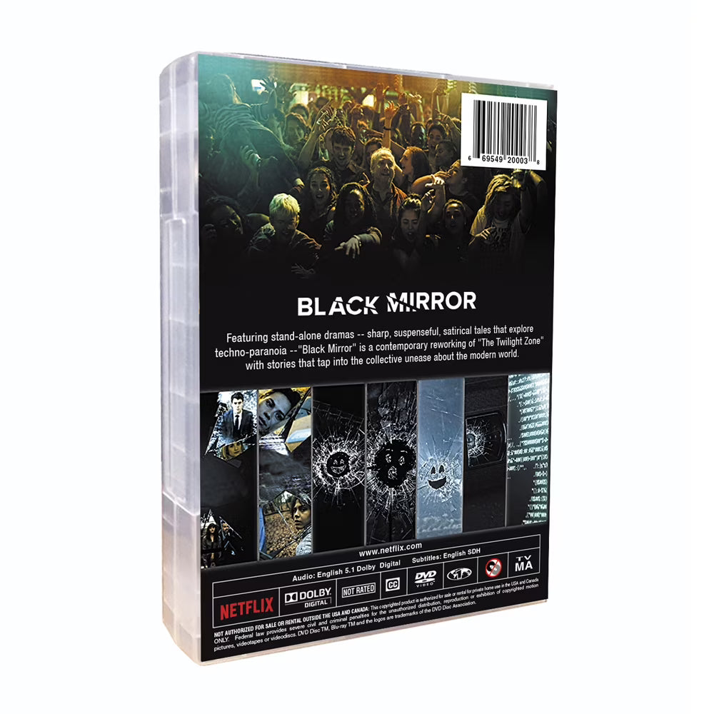 BLACK MIRROR - Seasons 1–7 [DVD]