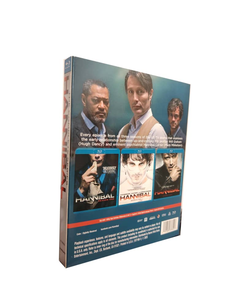HANNIBAL - Seasons 1–3 [Blu-ray]