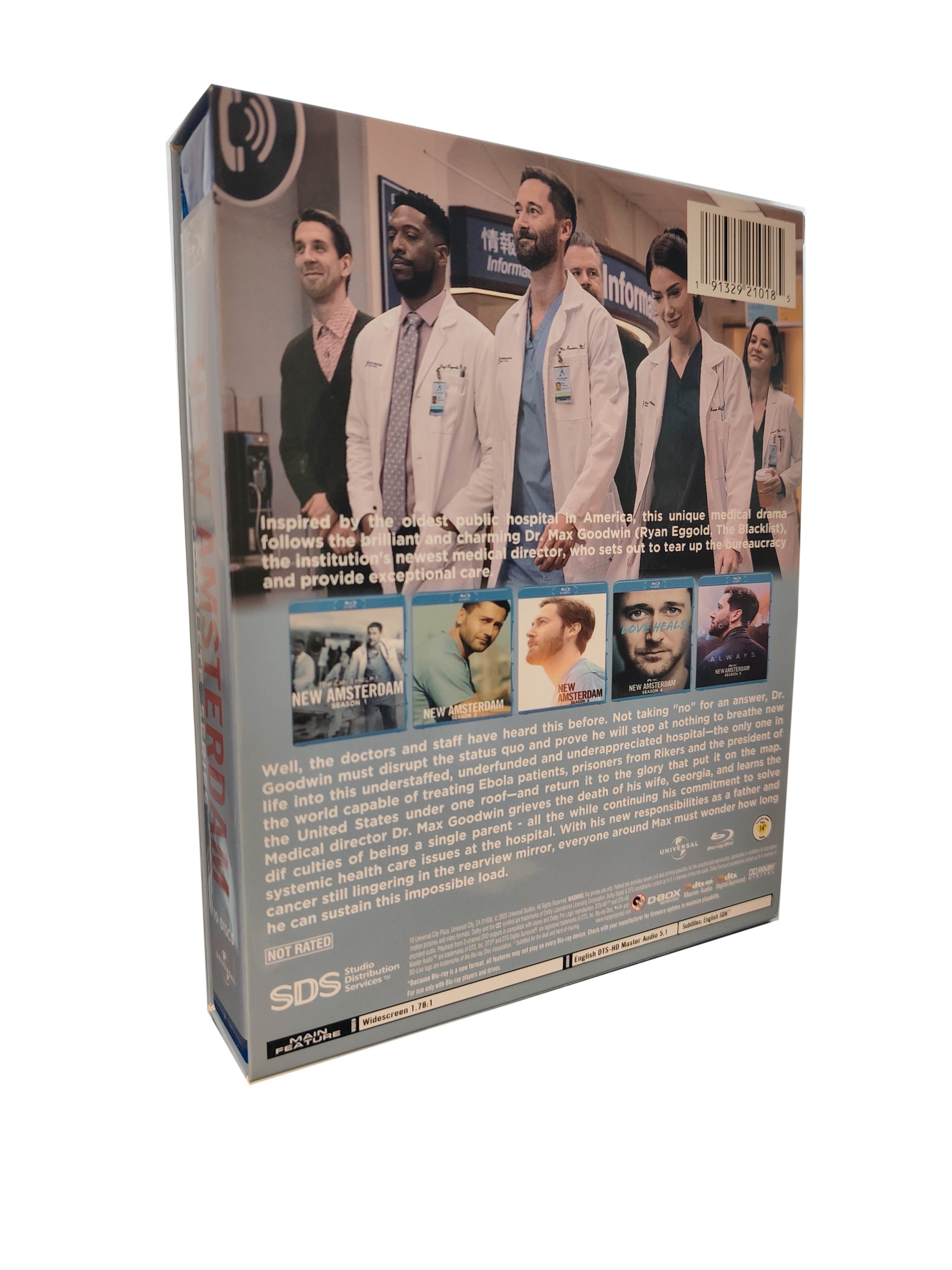 NEW AMSTERDAM - Seasons 1–5 [Blu-ray]