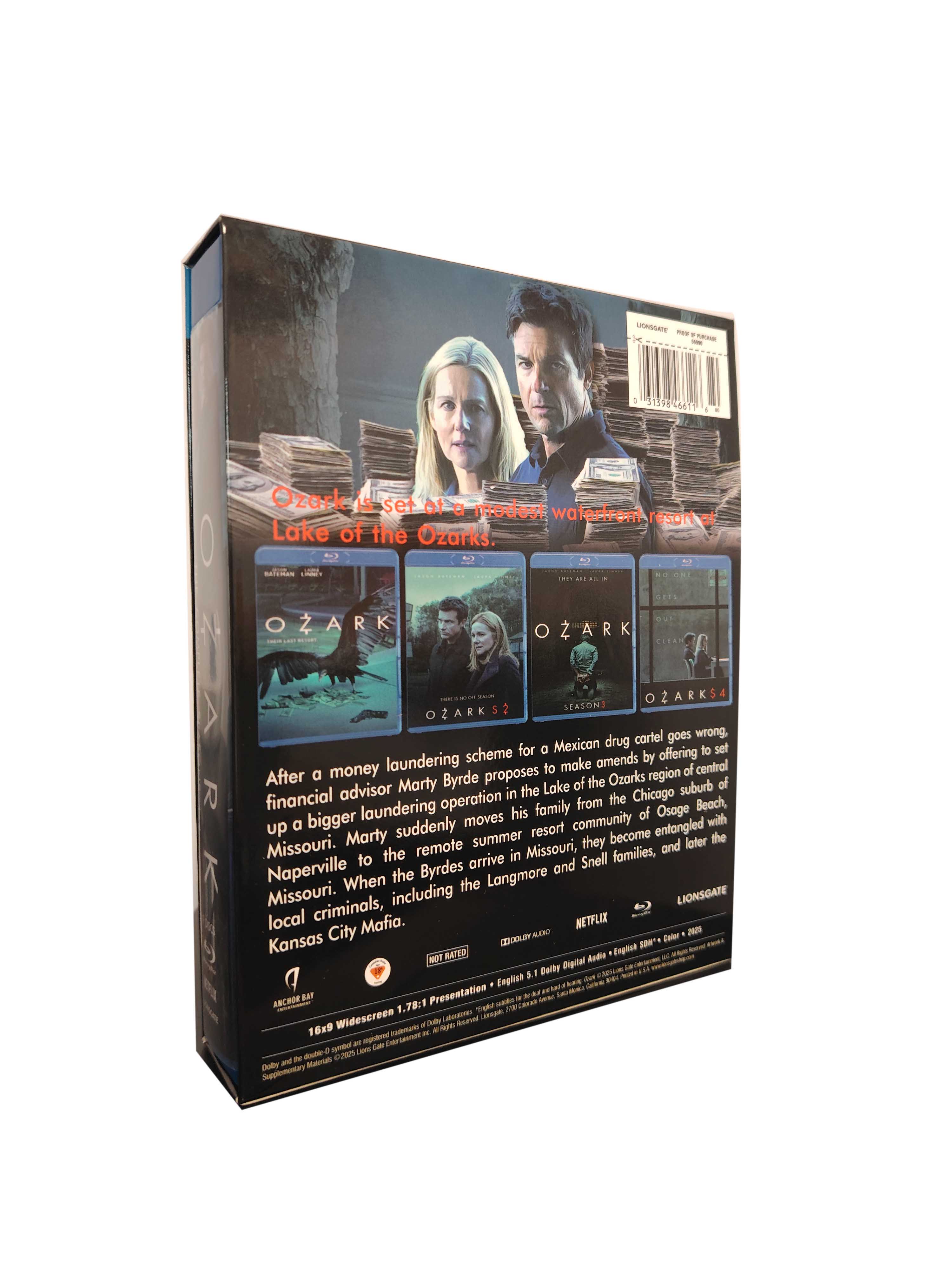 OZARK - Seasons 1–4 [BLU-RAY]