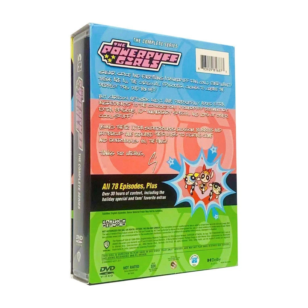 THE POWERPUFF GIRLS - Complete Series [DVD]