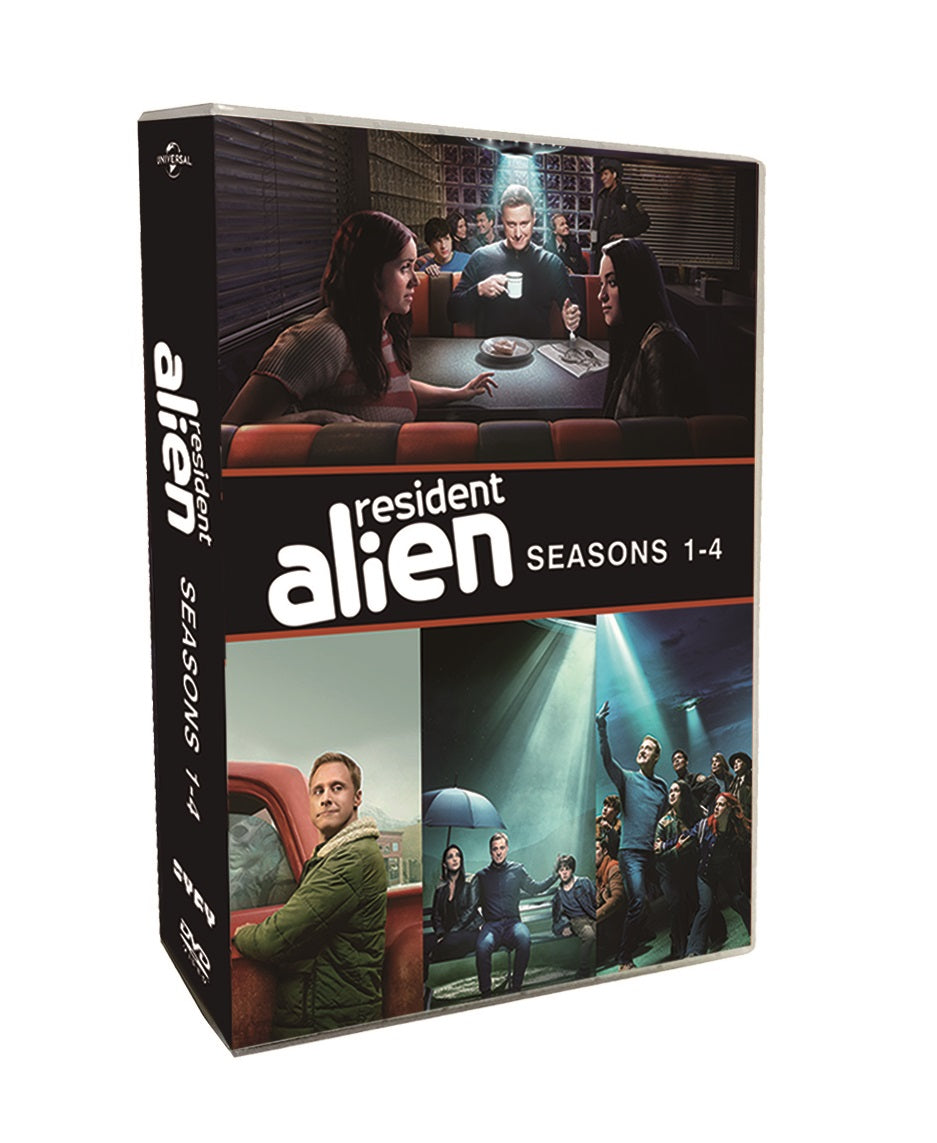 RESIDENT ALIEN - Seasons 1–4 [DVD]