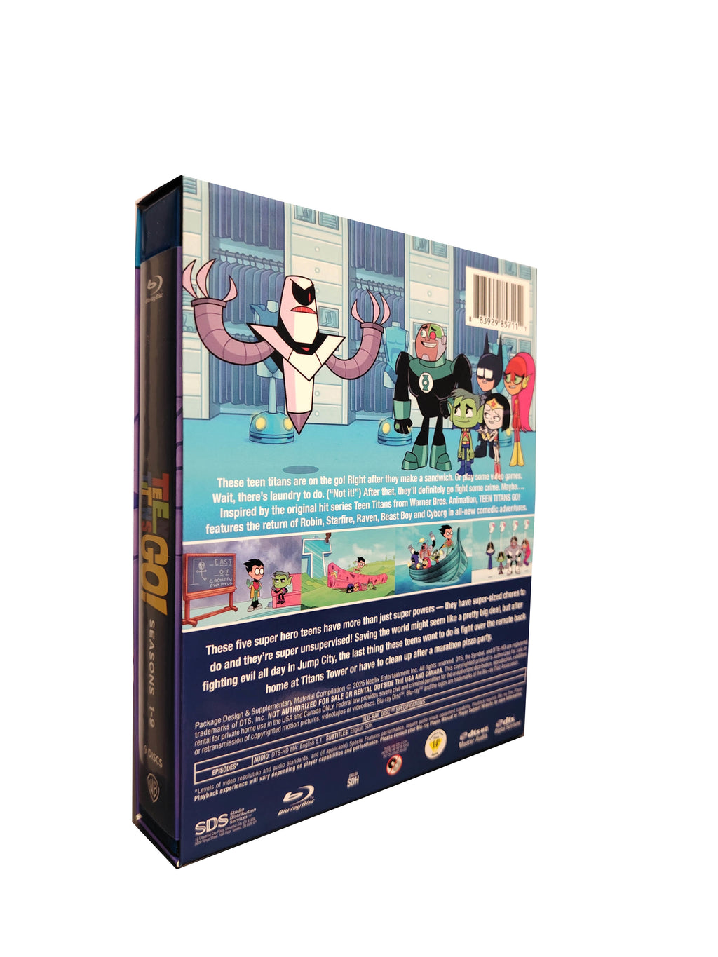 TEEN TITANS GO - Seasons 1-9 - [Blu-ray]