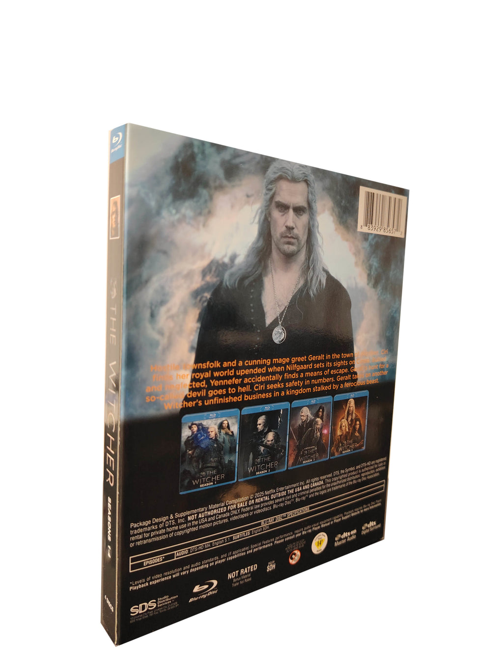 THE WITCHER - Seasons 1–4 [Blu-ray]