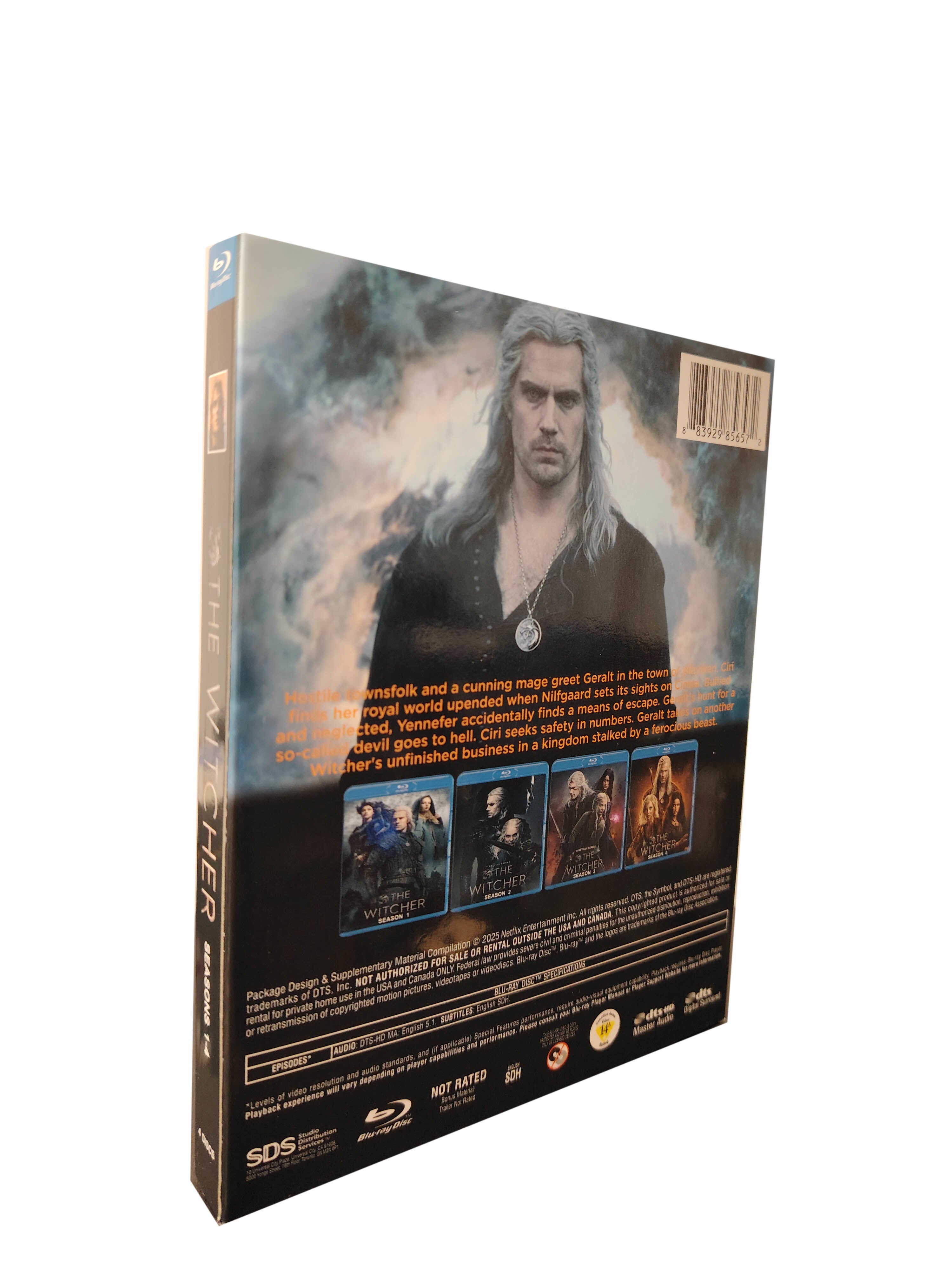 THE WITCHER - Seasons 1–4 [Blu-ray]