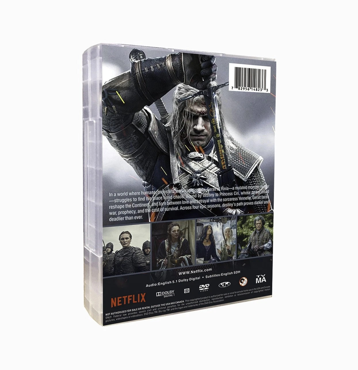 THE WITCHER - Seasons 1–4 [DVD]