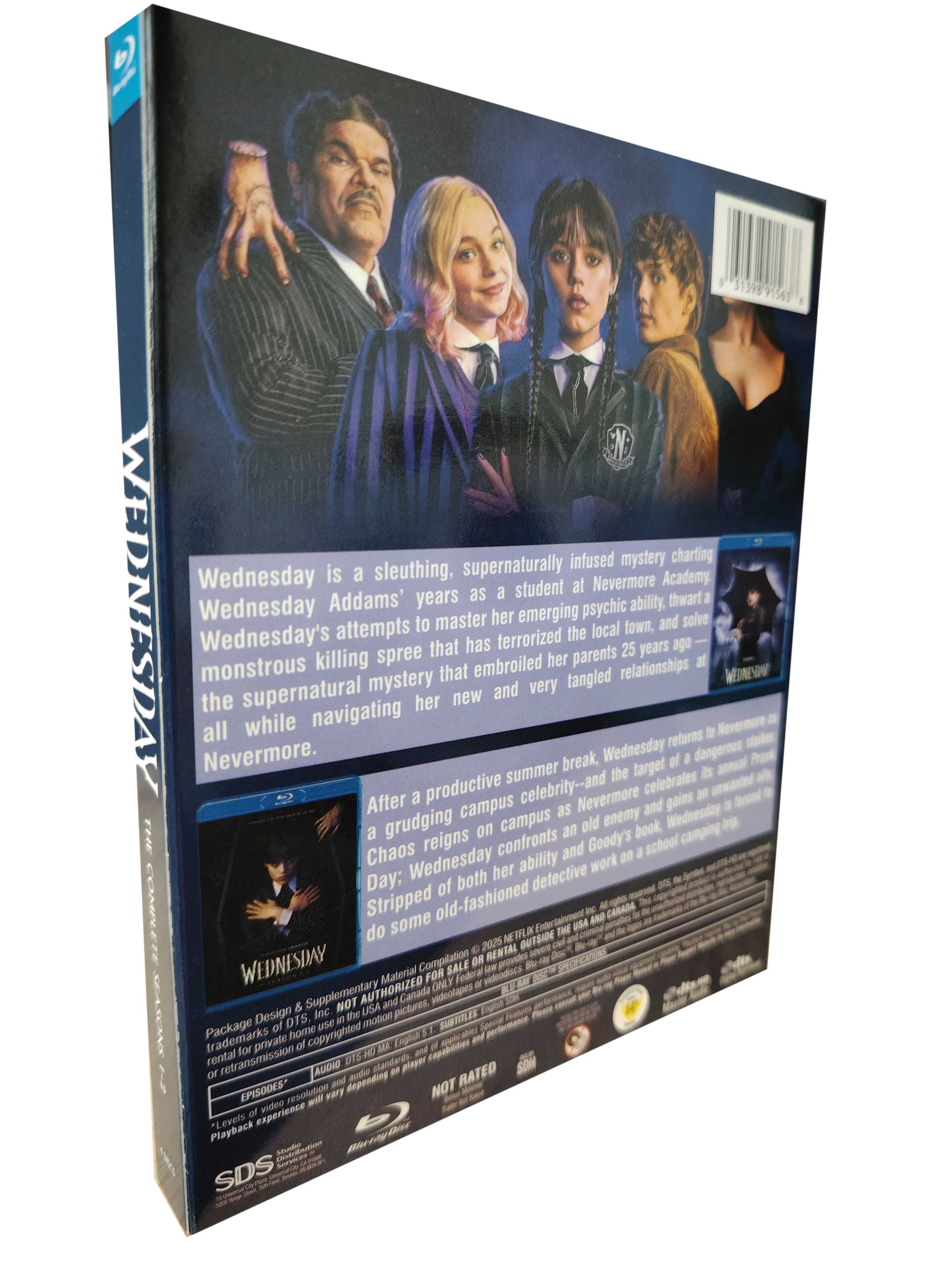 WEDNESDAY - Seasons 1–2 [Blu-ray]