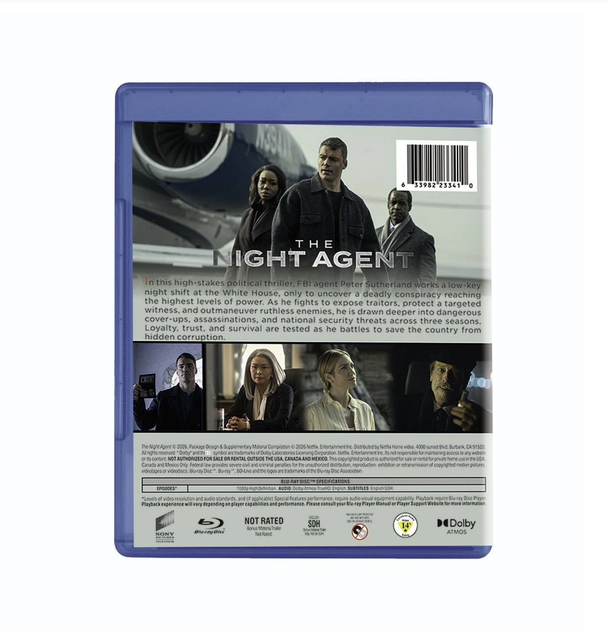 THE NIGHT AGENT - Seasons 1–3 [Blu-ray]